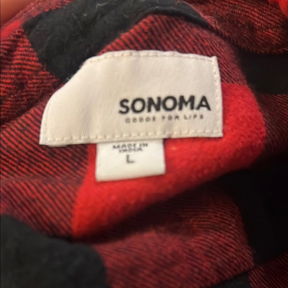 Red and Black Checkered Men's Shirt - Picture 3 of 3